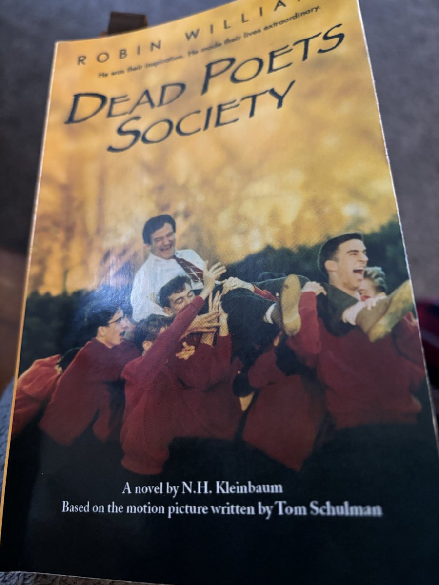 MelanieToBeRead's tweet image. Every year I set a #Bookish monthly challenge for myself and @LindaFallows2 

This month its #AdaptationApril and we are reading books that have been turned into films / TV 

Picked #DeadPoetsSociety by #NHKleinbaum up off my #TBR pile today

#BookX
#BookTwitter
#BookReviewer