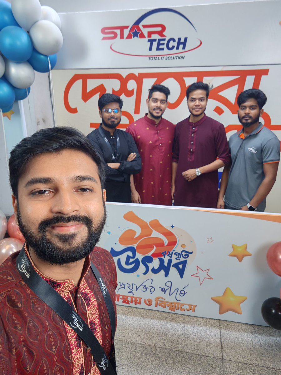 WhoisSushanta's tweet image. Celebrating 19 years of technological innovation with Star Tech. A proud moment in a long journey of success. Here’s to the future.

 #StarTech #Anniversary #TechBusiness #Milestone