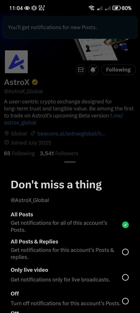 TrooperCryptos's tweet photo. @AstroX_Global A built-in AI risk manager that warns users before liquidation and suggests safer position sizing. Smart trading > emotional trading. 

@AlfieJay33 @SaikatAhmed99
@OxygenCryptoo

#AstroXcountdown https://t.co/GROuA1hmyW