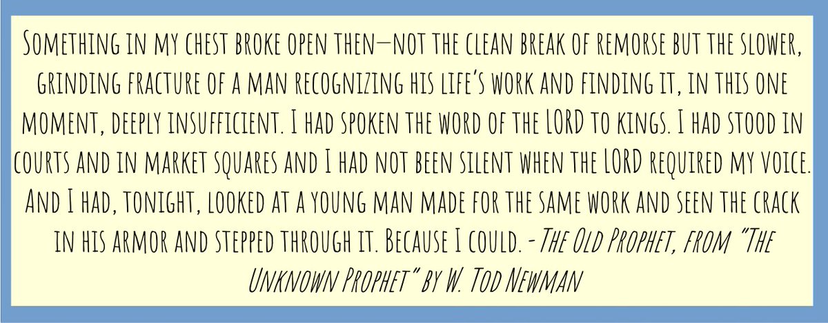 The next work I will be publishing is a novelette in a series of historical fiction about Old Testament prophets.
Here are the words of the old prophet in Bethel who betrayed the unknown man of God in 1 Kings 13.  One of the most puzzling stories in Scripture that I've chosen to