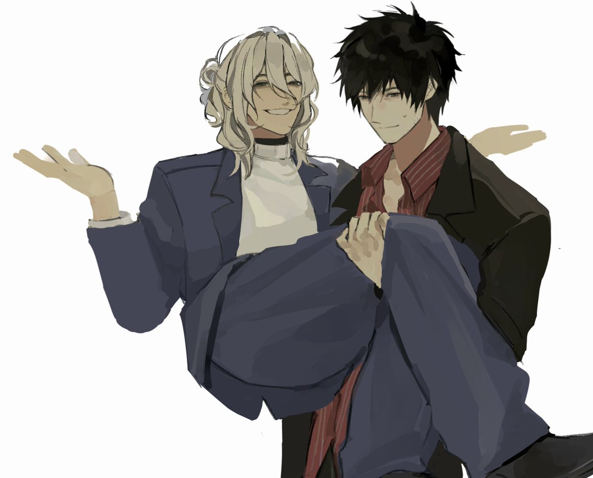 nmyk1506's tweet photo. drawing them being silly.... #aitsf https://t.co/3ZHmA7sLcl