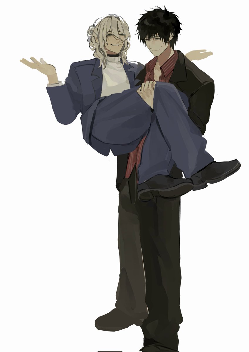 nmyk1506's tweet photo. drawing them being silly.... #aitsf https://t.co/3ZHmA7sLcl