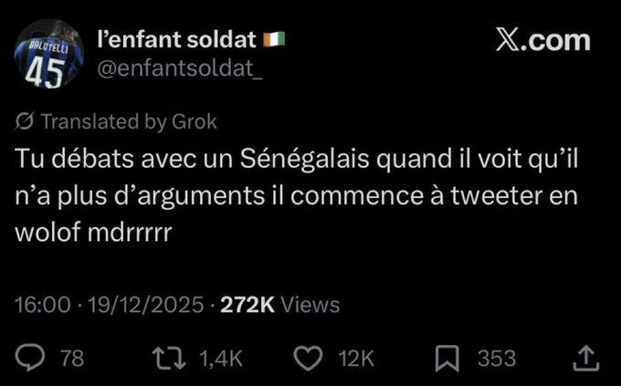 C'est le tweet le plus réel de l'HISTOIRE