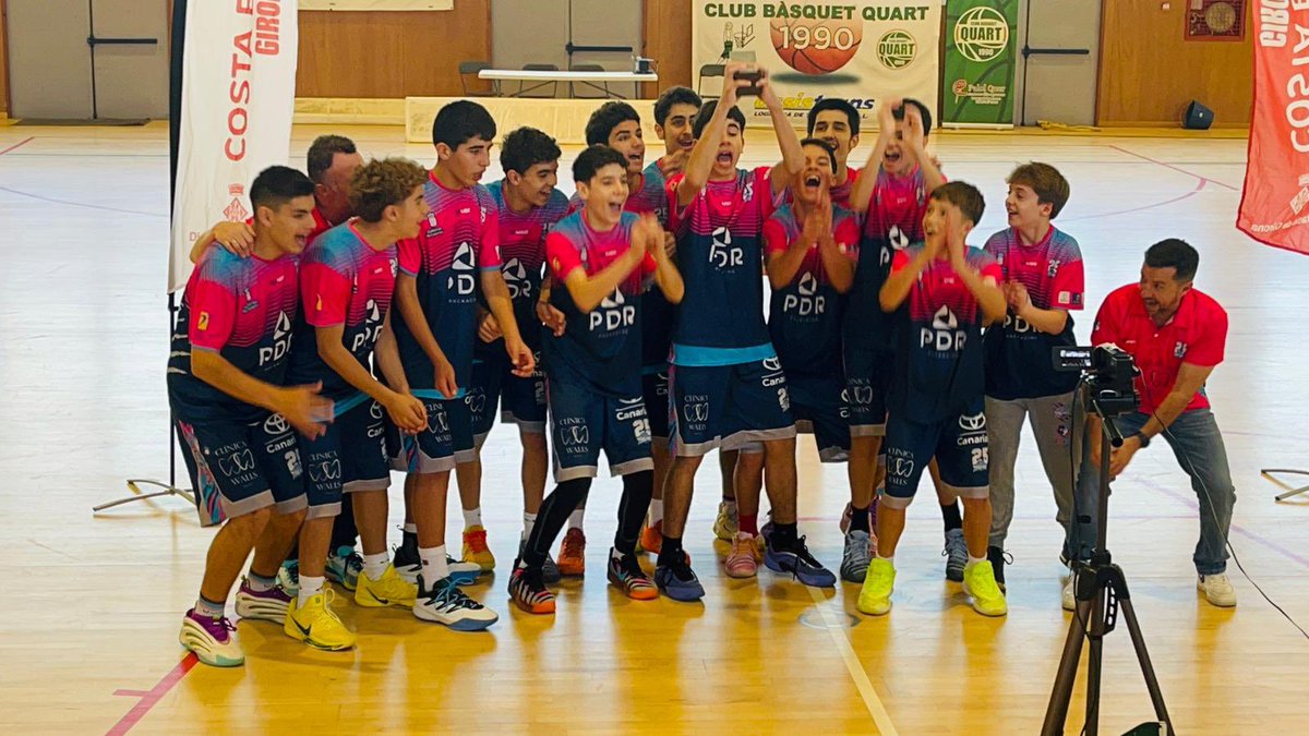 cb7palmas's tweet photo. 🥇 ¡¡¡Campeones del Torneo Costa Brava de infantiles!!!

🔥 Nuestros lobos del U14 se impusieron en la final al Concrete Lions por 67-63 para certificar el título en tierras catalanas 

🐺 El orgullo es máximo con este grupo de jugadores y entrenadores

#SienteElAullido https://t.co/4koPRM7B2O