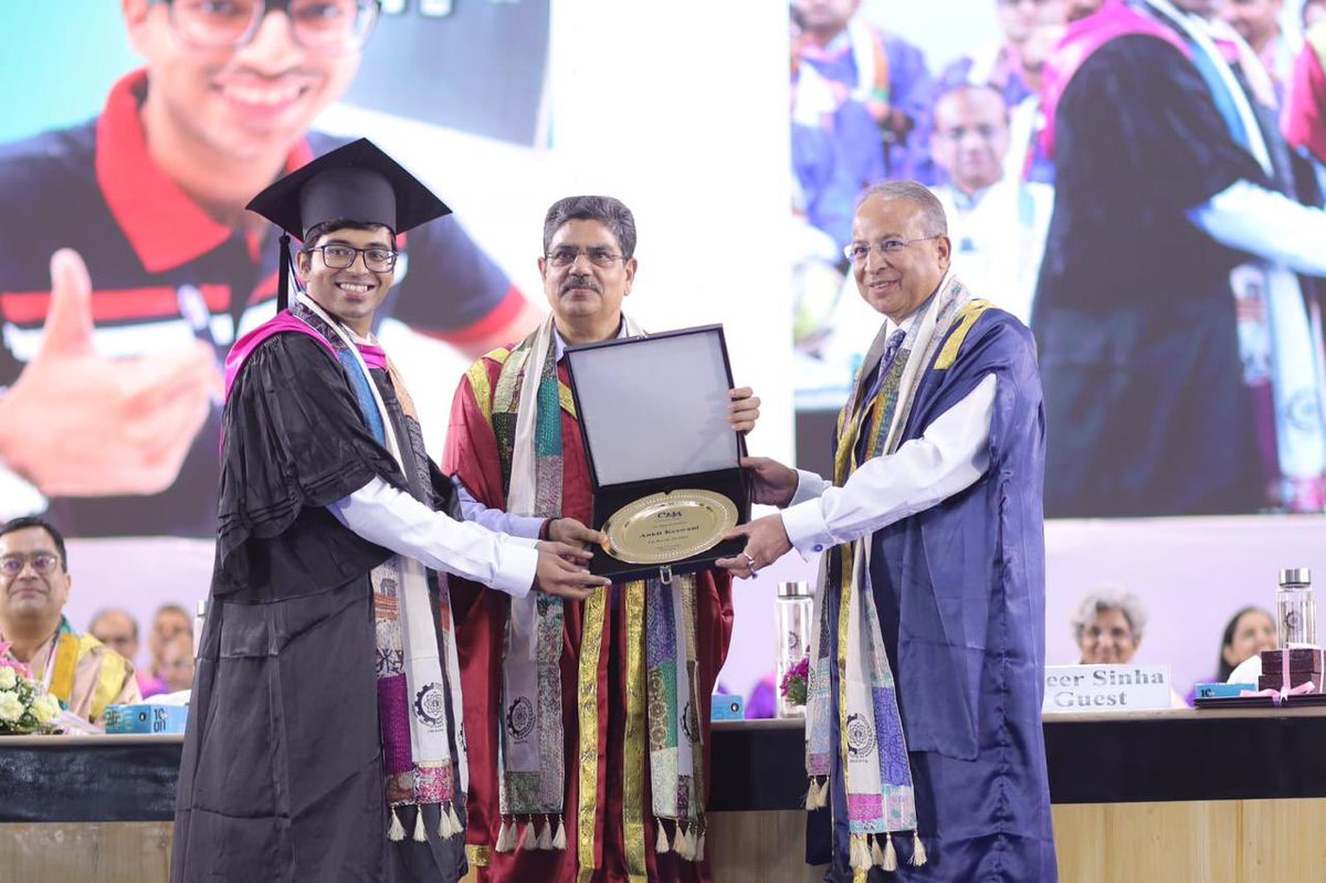 61st Convocation of <a href="/IIM_Calcutta/">IIM Calcutta</a> was conducted successfully today. Dr Praveer Sinha, MD and CEO Tata Power delivered the convocation address. Prof. M Jagadesh Kumar, Chairman, BoG  presided over the function. Many congratulations to the graduating students. May you remain