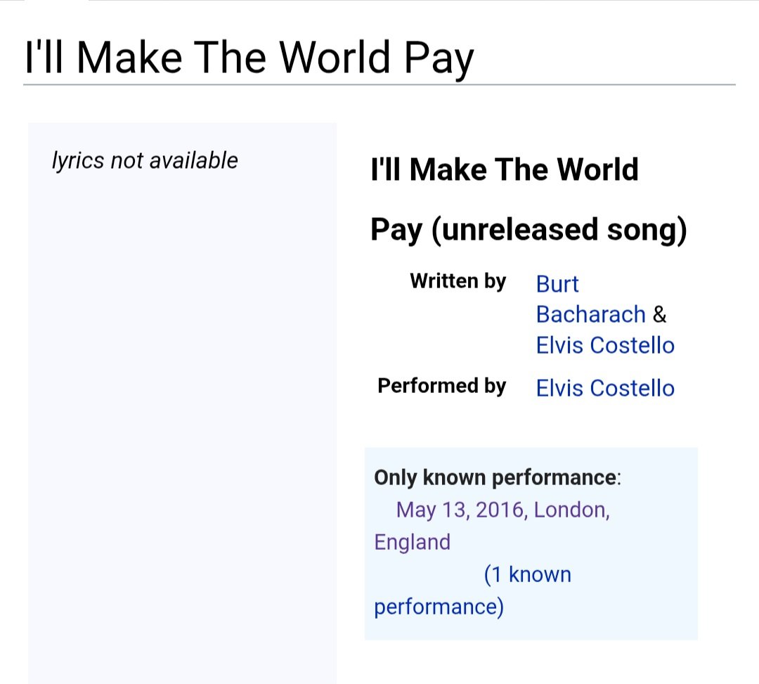 The Elvis Costello Wiki tweet media