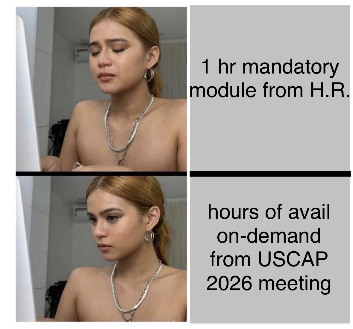 slusagar's tweet photo. @TheUSCAP #USCAP2026 #pathmemes https://t.co/F46p8yXbvt