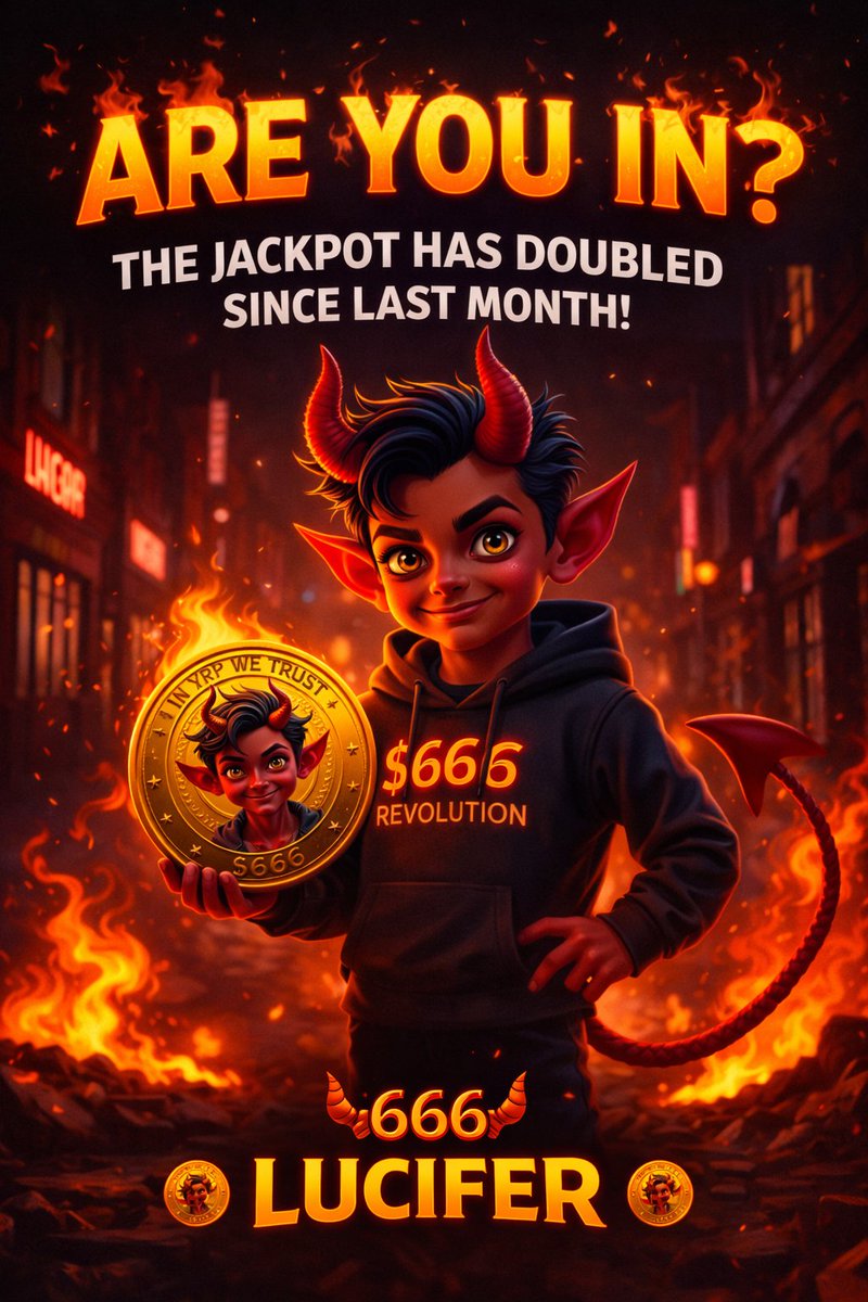 TACV666's tweet photo. The jackpot just leveled up… and most people haven’t even noticed yet.
Last month was big.
This month… it’s doubled.
Same rules. Same system.
But the reward just got heavier.
13 winners.
666 coins each.
Every single month.
No chasing.
No guessing.
No timing the market.
You either positioned… or you didn’t.
This is what people miss
The longer you wait, the more expensive “early” becomes.
So I’ll ask you straight…
Are you in… or still watching from the sidelines?
😈🪙
Buy your @666memecoin here and join the revolution 👇 🪙
https://t.co/95G5Q89wMM⁠
Farm here and earn daily drops 👇 🚜
https://t.co/hldBacgMg8⁠
Join our community 👇
https://t.co/QtZavawYNl⁠
https://t.co/2LiZ0d3VW0⁠ 🔥
#666MemeCoin #LightBringers #SpiderWebGroup #FlippingTheScript