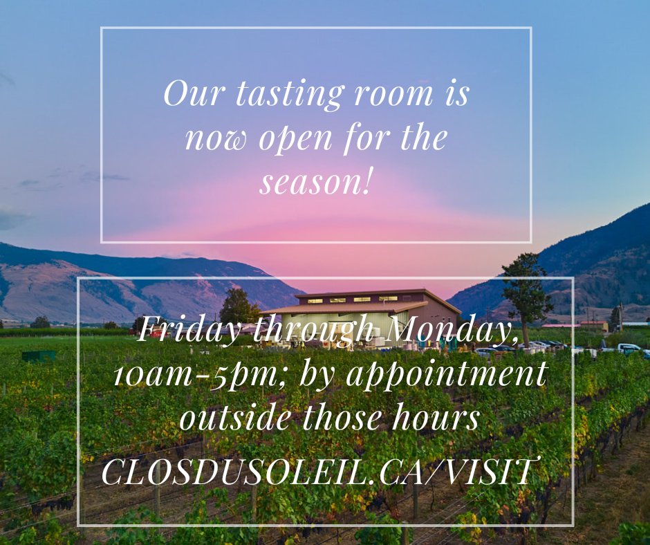 Clos du Soleil tweet media