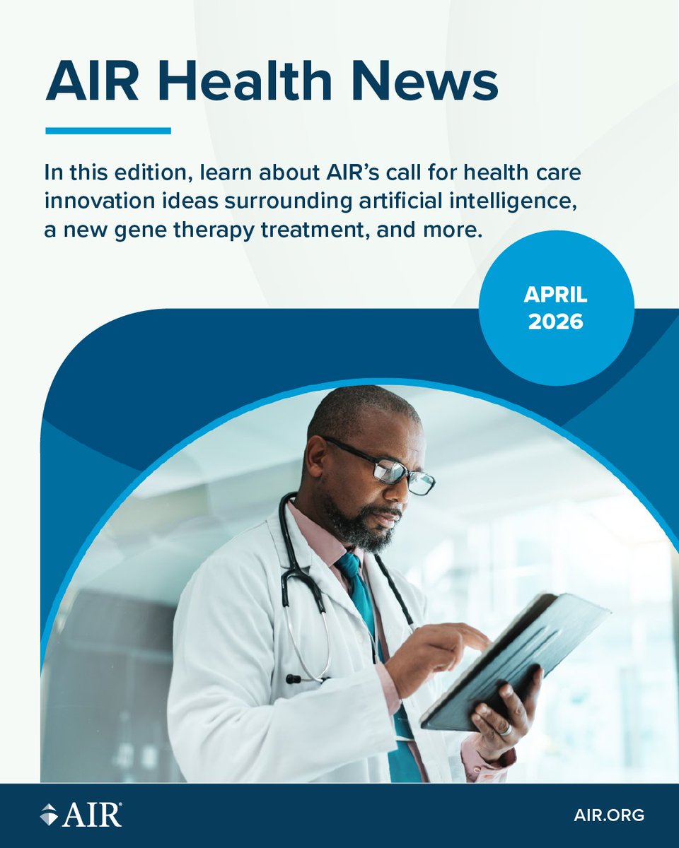 American Institutes for Research tweet media