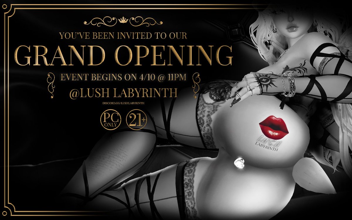 Grand Opening of our new PC Only world in VR chat. This place is luxurious and catered to only to top tier clientele. 

Come by Friday 4/10/26 to see our lovely ladies.  

Model/dancer: <a href="/MothMommyJodie/">Moth Mommy Jodie</a>