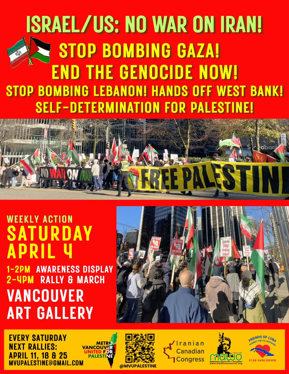 Metro Vancouver United for Palestine tweet media