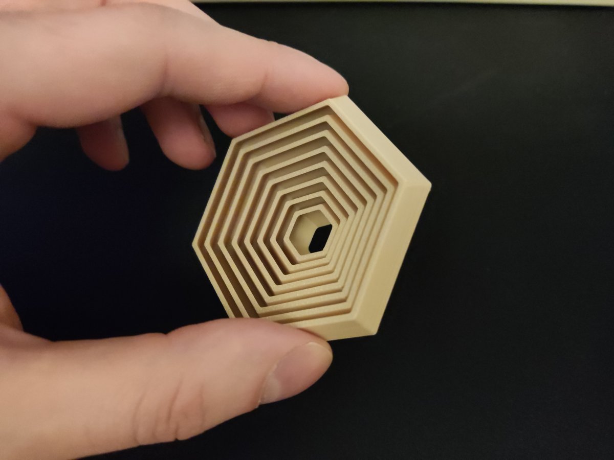 Marcidy_3D's tweet photo. Here is my most popular 3D printable FreeCAD project:
A fully parametric polygon fidget!
You can customize everything about it:
Walls, Layers, Dimensions, Angles, Sides and so on...
Free to download here:
https://t.co/s6HqQd9zez
#FreeCAD #3DPrinting #Parametric @printablescom https://t.co/lWUVxmsHLG