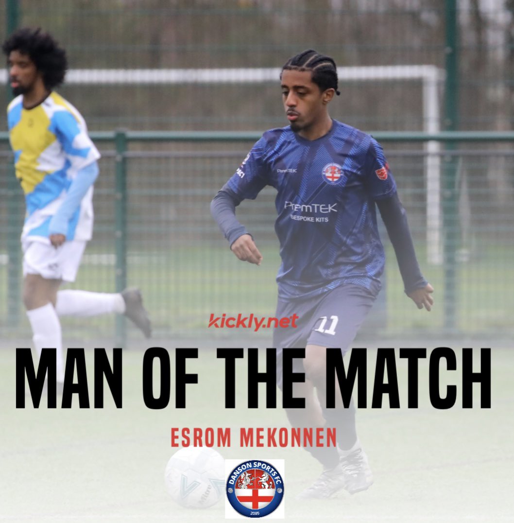 DSFC1st's tweet photo. With 2 goals and 1 assist. Esrom is today’s MOTM 🏆 https://t.co/k8sobWG5oZ