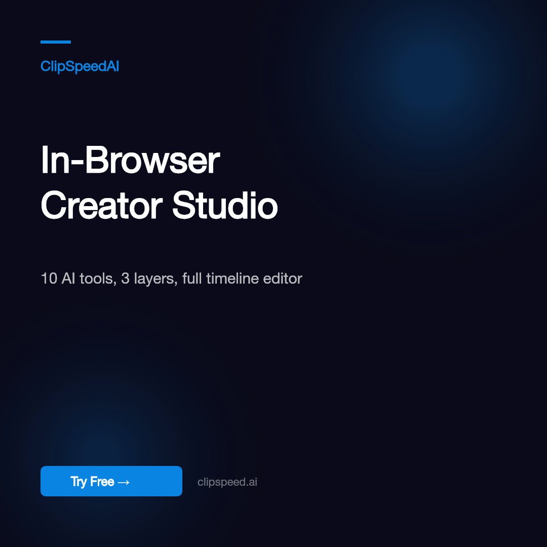 Clipspeedai tweet media