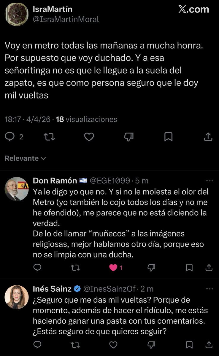 Inés Sainz tweet media