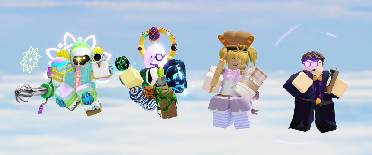 verticoz's tweet photo. Skins for the Easter mini update (1/2)
#RobloxDev #Roblox https://t.co/qKo5H62K2T