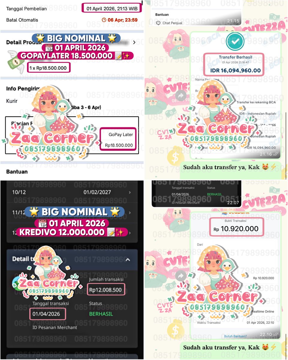 dumbpdumb's tweet photo. 🎀 𝐆𝐄𝐒𝐓𝐔𝐍 𝐒𝐀𝐌𝐀 𝐙𝐀𝐀 🎀
Gestun 1000% aman &amp; terpercaya 🚨✨

No need to worry, semua aman 💖

୨୧ Trusted since 2022 
୨୧ Testi full big nominal 📈
୨୧ Privacy aman 🔒
୨୧ Instan cair semenit ⚡

📲 Langsung WA via bio yaa 💌 K2 https://t.co/SRMz018JB2