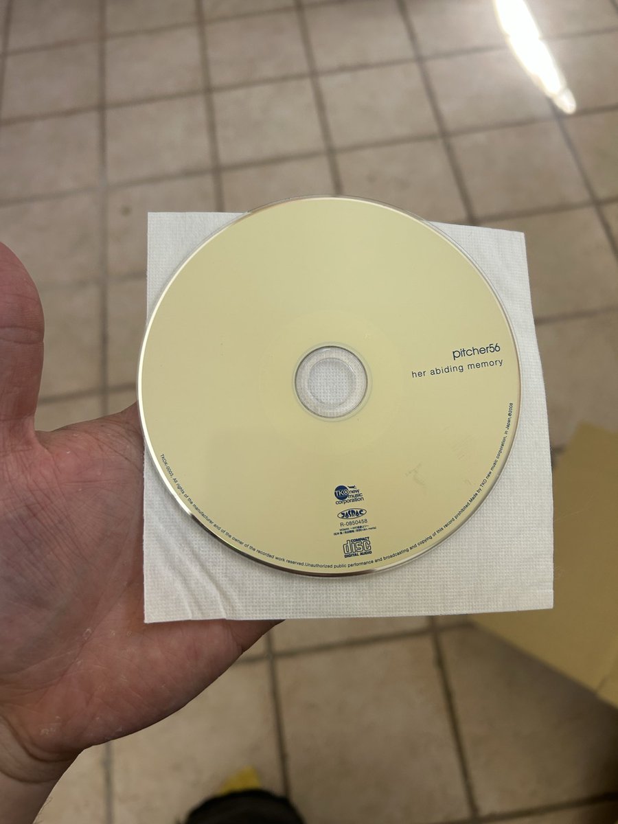 Splashaholik's tweet photo. @Pitcher56enthu I was so worried the cd wouldn’t play but the whole thing was great https://t.co/9hqPcz4kzi