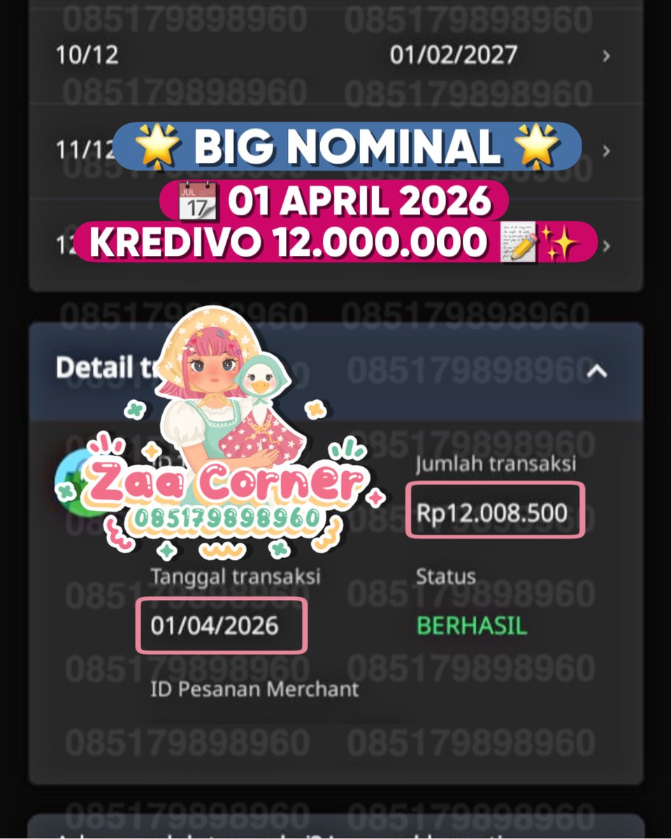 dumbpdumb's tweet photo. 🎀 𝐆𝐄𝐒𝐓𝐔𝐍 𝐒𝐀𝐅𝐄 𝐖𝐈𝐓𝐇 𝐙𝐀𝐀 🎀 

Gestun instan cair &amp; aman 💖⚡

Transaksi jelas &amp; terpercaya ✨

୨୧ Trusted dari 2022
୨୧ Testi REAL full big nominal 📸

📲 Klik WA di bio sekarang 💌 L2 https://t.co/kl0wj5FzIe