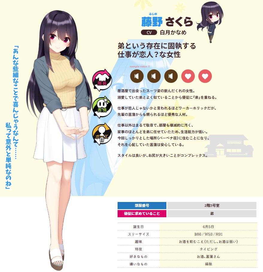 onigiri_writer's tweet photo. 本日4月5日は『#ホームメイドスイートピー』藤野さくらさん（CV：白月かなめ様）の誕生日🎂

おめでとう🎉
是非お祝いしてあげてくださいね！

それぞれのキャラ２周しましたので、一旦イラストでのお祝いはお休みして……。

今はお花見の時期ですよね🌸
ということで、さくらさんとの「花見酒」ならぬ「桜見酒」なショートストーリーを書いてみました🍺

是非さくらさんと花見酒してる気分になりながらお読みくださいませ🍻
#藤野さくら誕生祭 #ホメスピ @silkysconnect