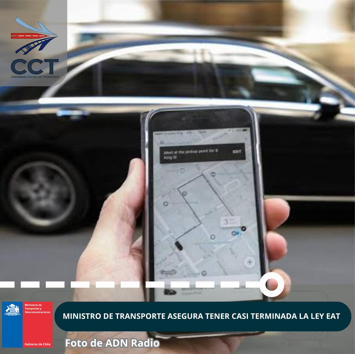comchitrans's tweet photo. 🚍 @louisdegrange (Ministro de @MTTChile) anuncia que el nuevo reglamento de la Ley Uber/EAT busca evitar alzas de tarifas y pérdida de conectividad.

🔗 https://t.co/xcewN8fgAx https://t.co/YLWXQzObz7