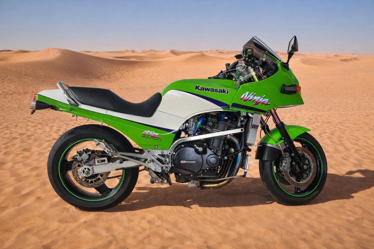 17clipper17's tweet photo. Ninja足回り強化計画in実家泊まり込み合宿

今日はリアをガラッと交換
ZZR1100Dのスイングアーム
ZRX1200Rホイール、ブレーキキャリパーを移植

リアスプロケは新品サンスターを購入←めっちゃ値上がりした？？

明日は三又とフォークを移植かな？

#gpz900r 
#zzr1100 
#zrx1200r https://t.co/u8MpJCfVGR