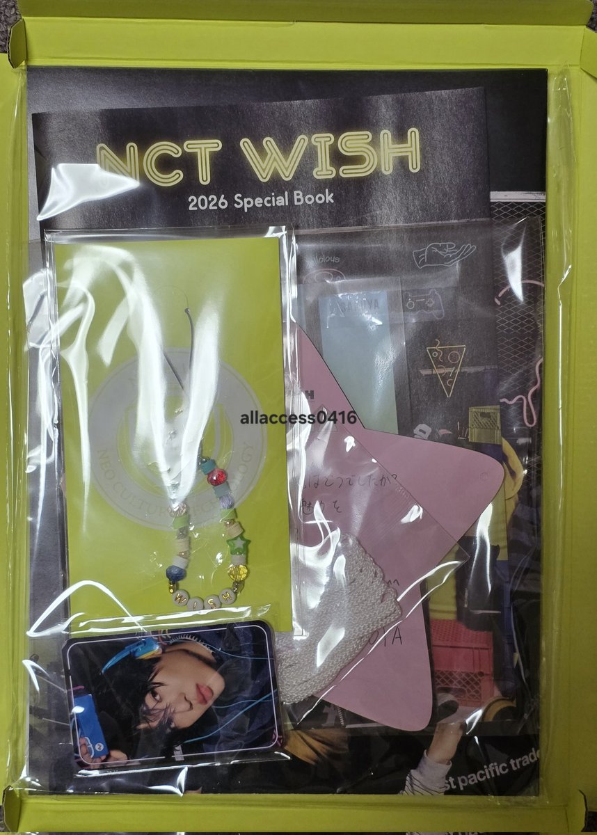 allaccess0416's tweet photo. 🆕️‼️ mercari jp order_143 (nct wish special kit nctzen-wish japan)

received 🩷🫡 https://t.co/if5IQhMTYi