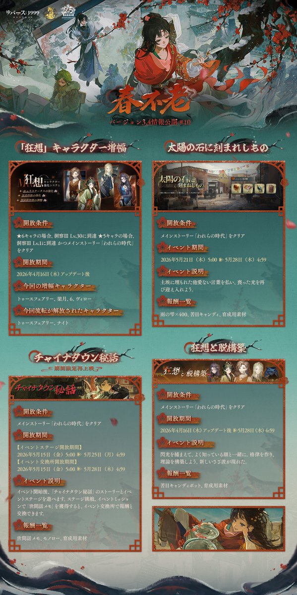 リバース：1999【公式】 tweet media