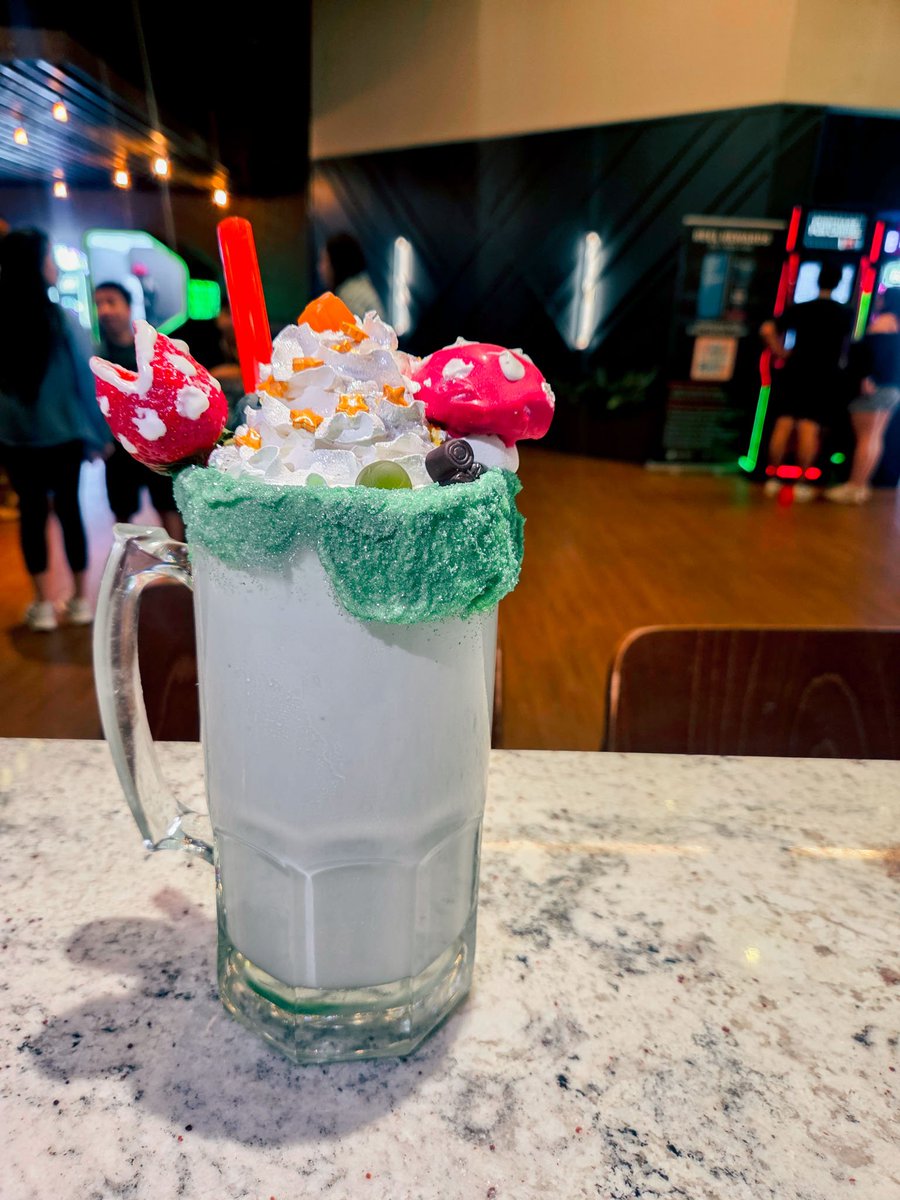 StrikeReel's tweet photo. Coming to see The Super Mario Galaxy Movie? Enjoy it with the Mario Galaxy Shake! 😋 https://t.co/kLx9mXhGqP