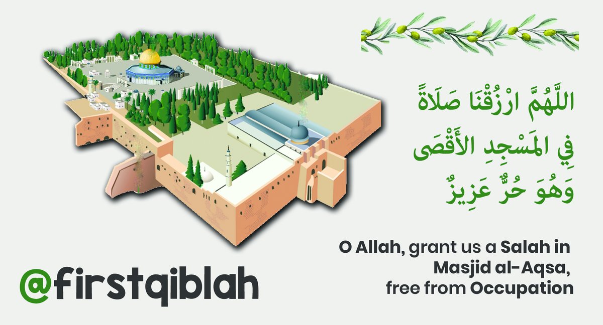 firstqiblah's tweet photo. O Allah, Grant us a Salah in Masjid al-Aqsa, free from Occupation! #HandsOffAlAqsa https://t.co/3gUHCFvAou