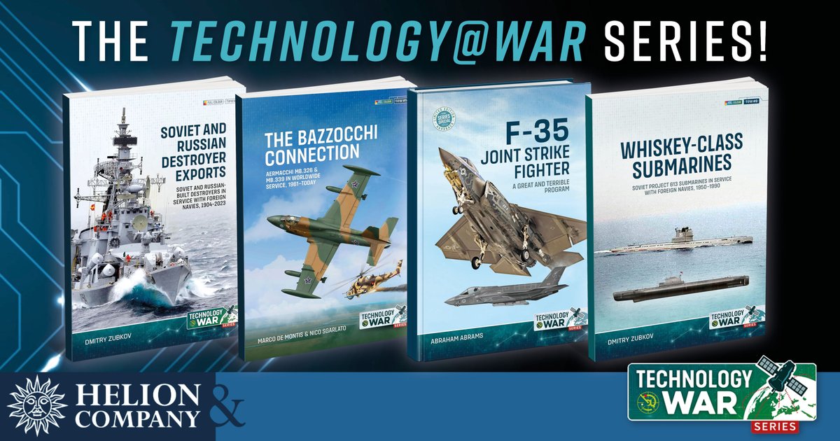 casematepub's tweet image. Helion's "Technology@War" series explores the development and advancements of modern military technology and how combat has shaped throughout the 20th and 21st centuries. @Helionbooks

Check out the collection below! ⬇️
tinyurl.com/5n7kp6jc

#militaryhistory #militarytech