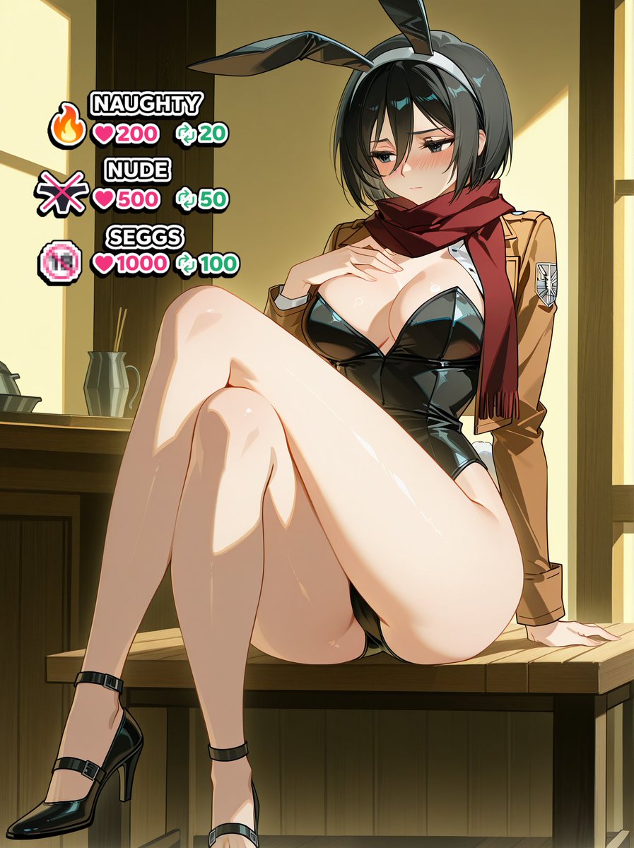 SadGladia's tweet photo. Mikasa Ackerman 🐰🍲 https://t.co/IEs9Z1G4w3