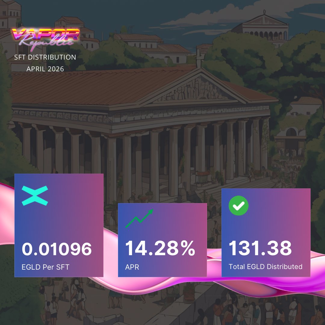 Vapor Republic - Community-Led Staking on $EGLD tweet media