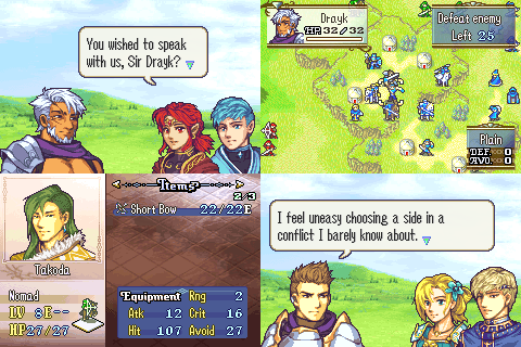 A little preview for chapter 10!
Alec and his friends travel through Lygas, a land rich in nature; unclaimed by any kingdom. Though they get drawn into a battle, as they pass by. 
#fireemblem #fangame #romhack #showcase
