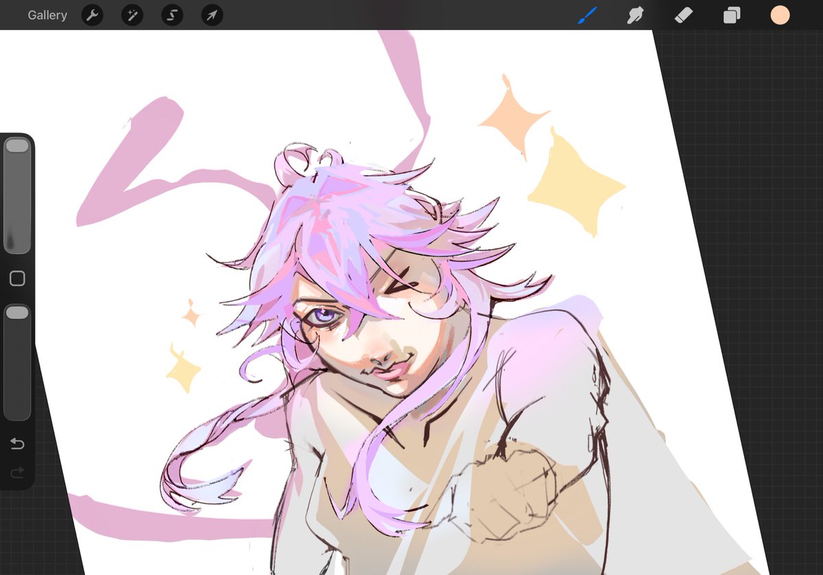 p1utonius's tweet photo. Drawing the clothes 🚫🚫🚫

Rendering the hair and face ✅✅✅✅ https://t.co/3dnu9g922e