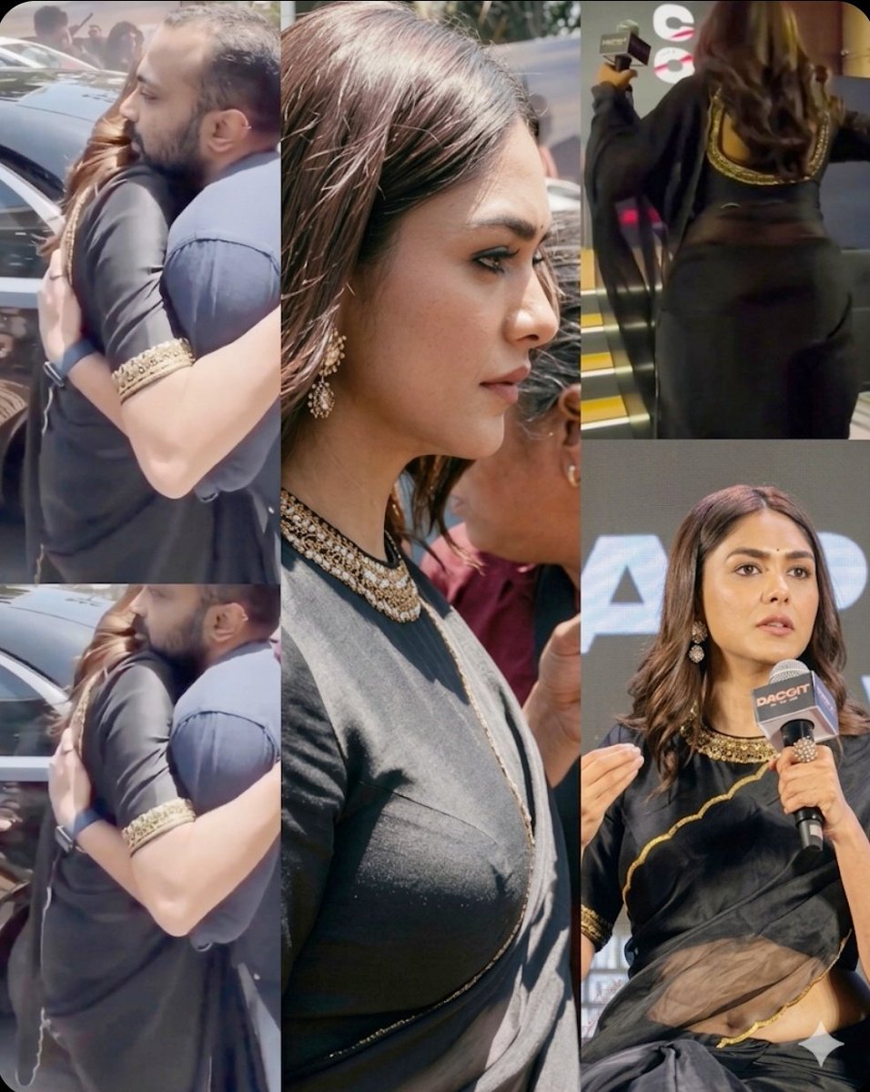 offacxountz90fo's tweet photo. Mrunal thakur her huge melons lucky guy enjoying her back and crushed melons 🥵 her figure is so hot navel and curvy 🍑 https://t.co/ajAYJLSJ0r
