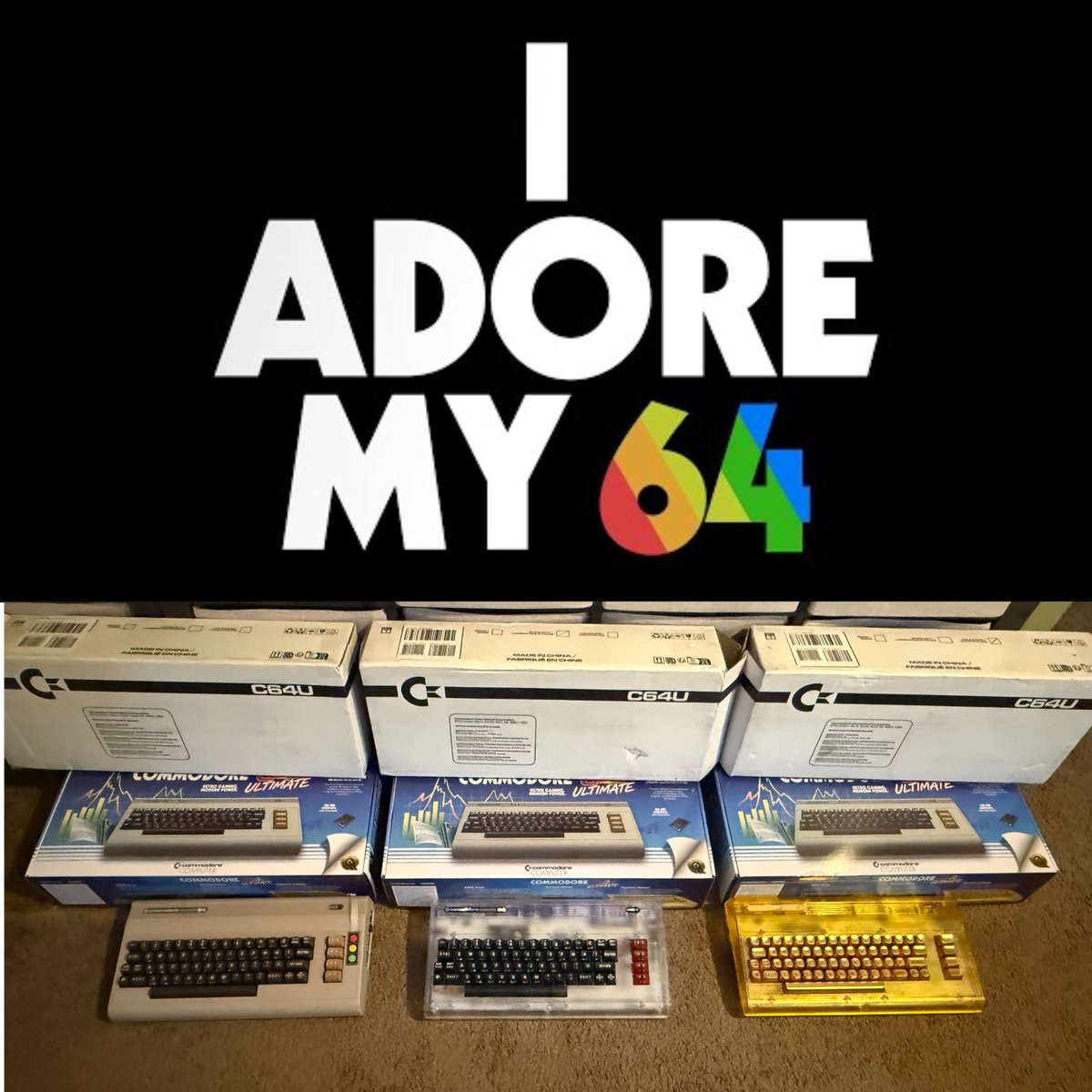 CharlesHawn66's tweet image. I 😍LOVE😍 my 3 new Commodore 64 Ultimate's. What are your feelings for the new C64U for those that have theirs already. #C64 #Commodore64 #Commodore