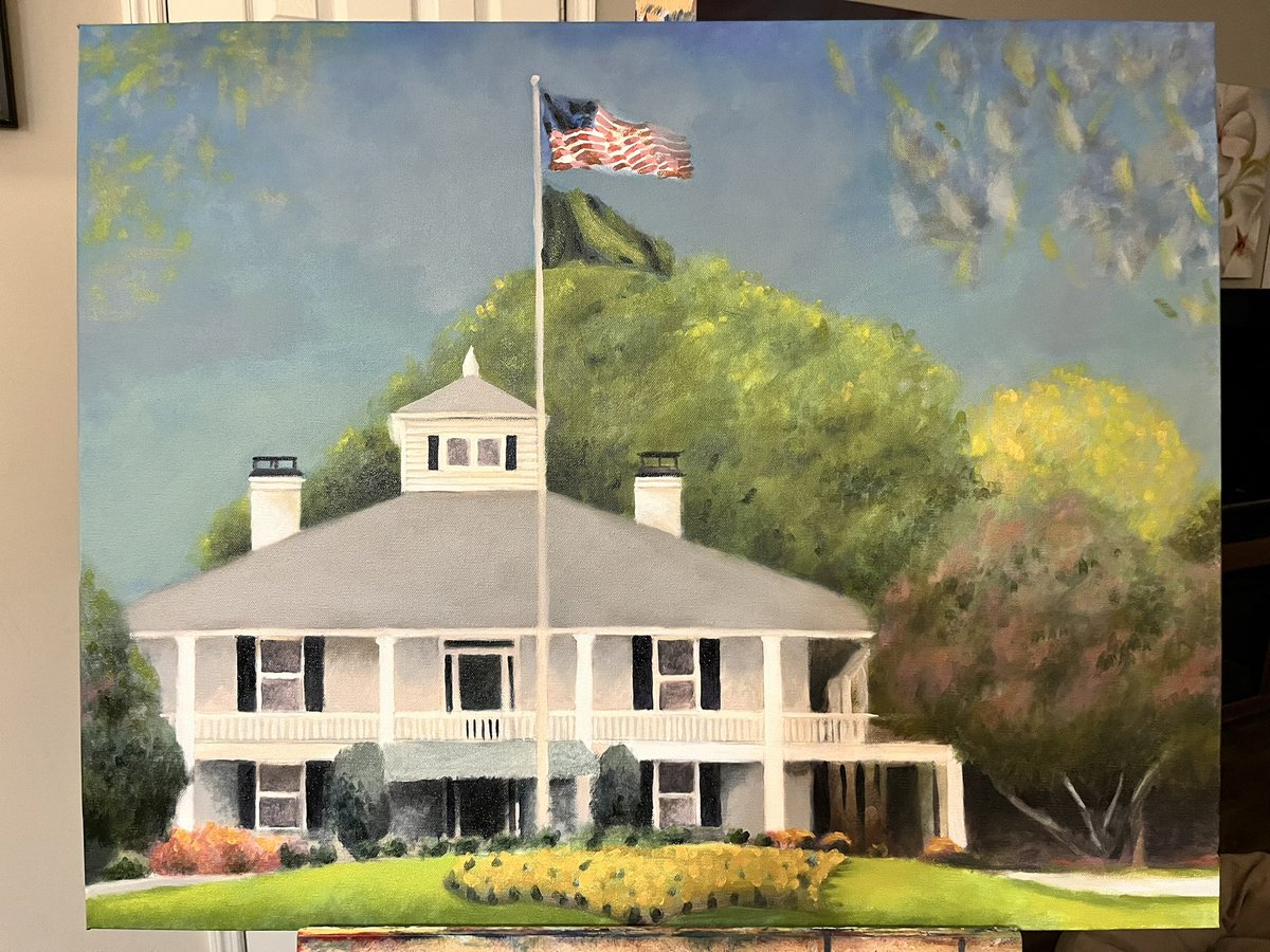 More progress on Augusta National! 🌺