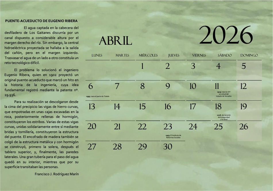 Apidma's tweet photo. 📆Con un poco de retraso por los días festivos, pero aquí traemos las páginas del almanaque dedicadas al mes de abril. https://t.co/okVWdM9tjQ
