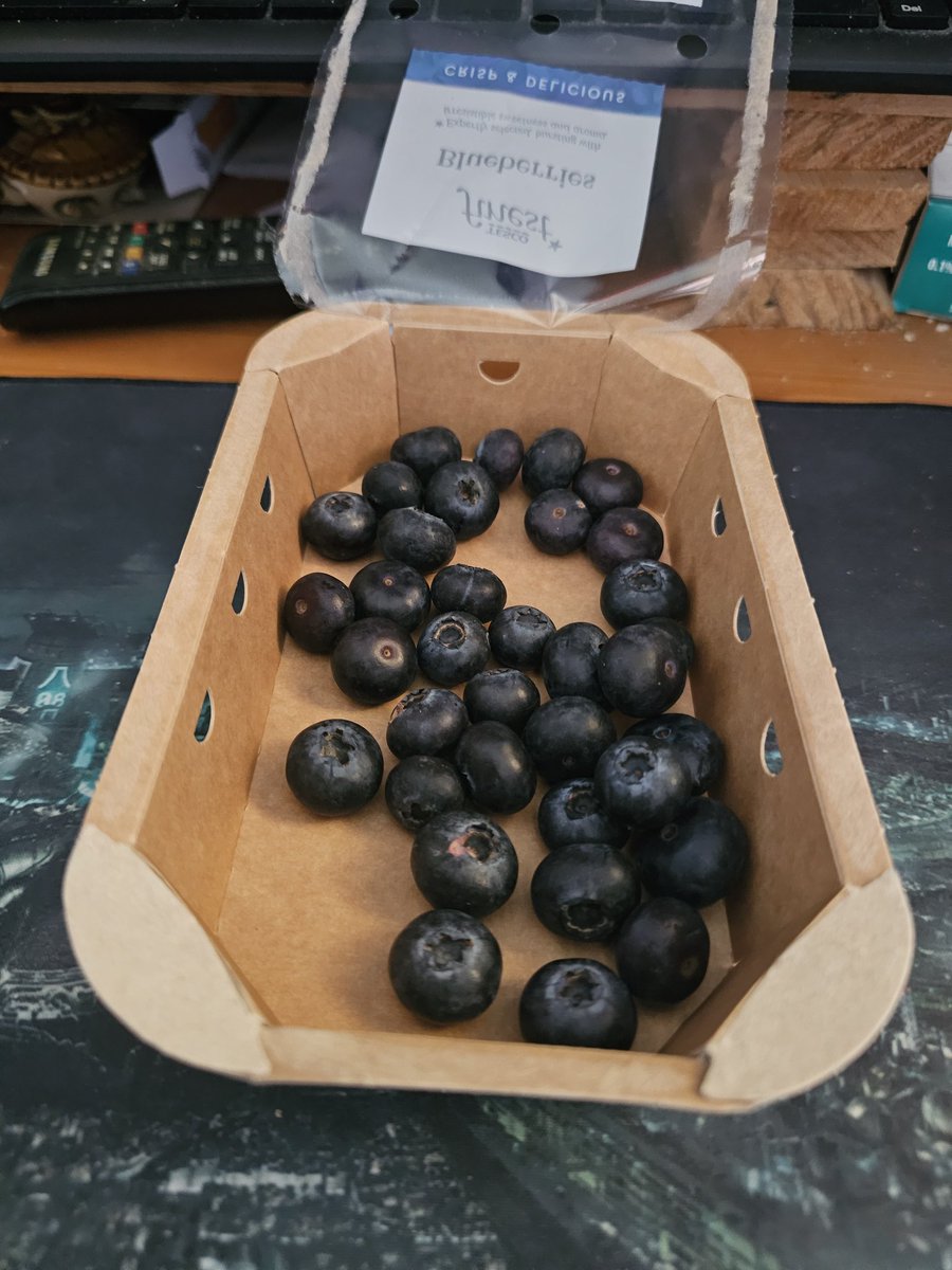 Well I'm addicted to blue berries >,>they are so good i maybe part begal.