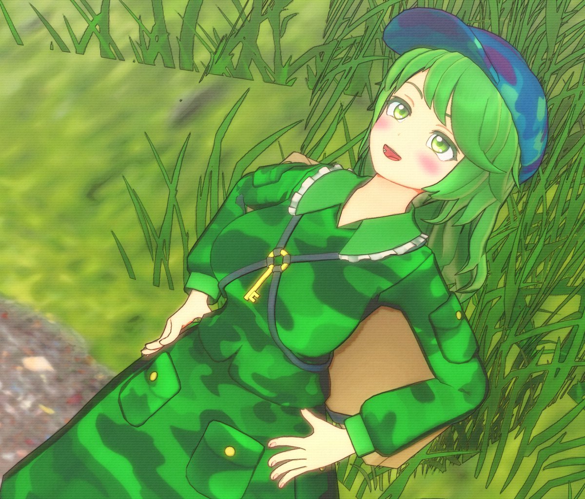 ippon_tata_ra's tweet photo. #深夜の真剣MMD60分一本勝負
#東方Project #山城たかね
お題：たかね https://t.co/uq3KMj8Zk9