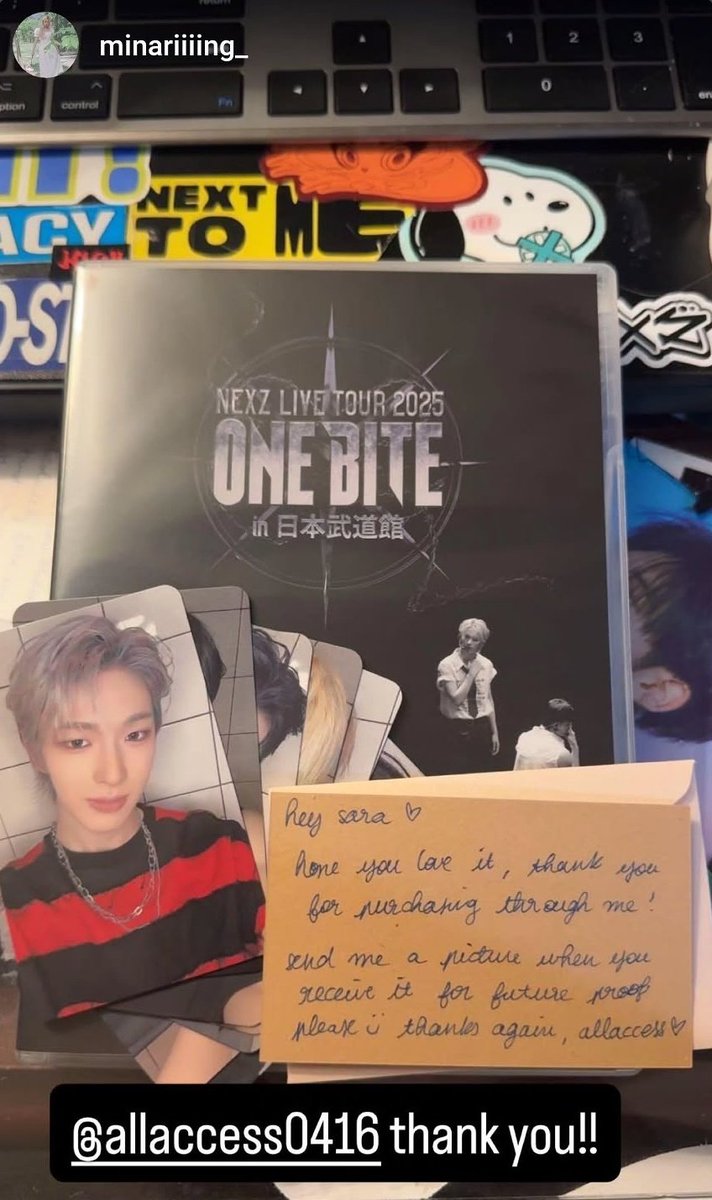 allaccess0416's tweet photo. #allaccess_proofs 🫶🏻🩶 (nexz one bite tour in nippon budokan dvd/blu-ray) https://t.co/hQ1kueEqMu