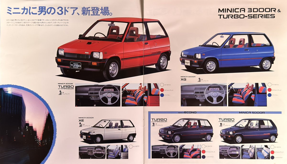 1985年 FFミニカ。 #自動車カタログ