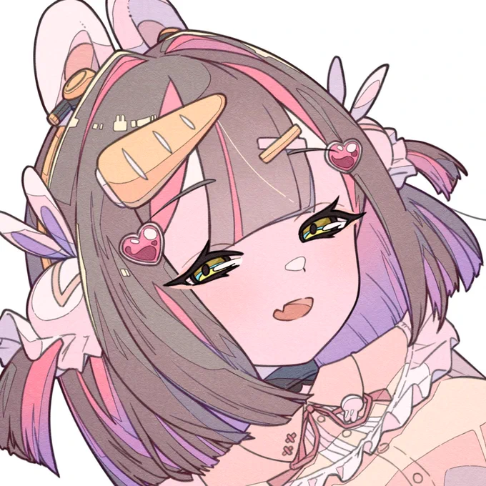 全身は秘密だけどいまはお顔だけ