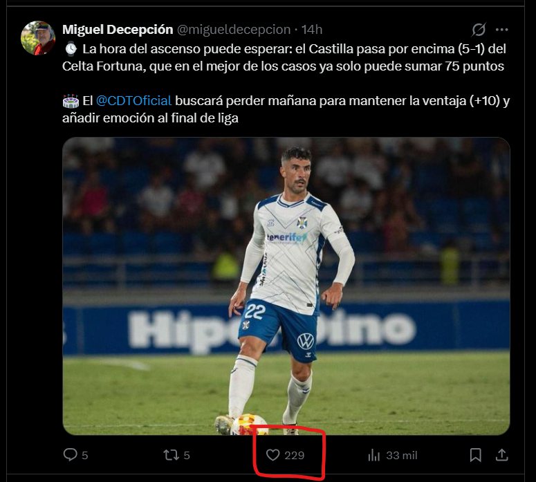 Miguel Decepción tweet media