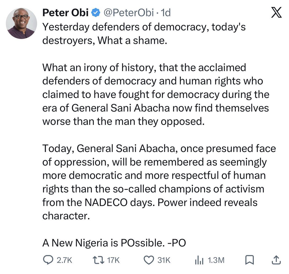 Vindicated Chidi 🕊 tweet media