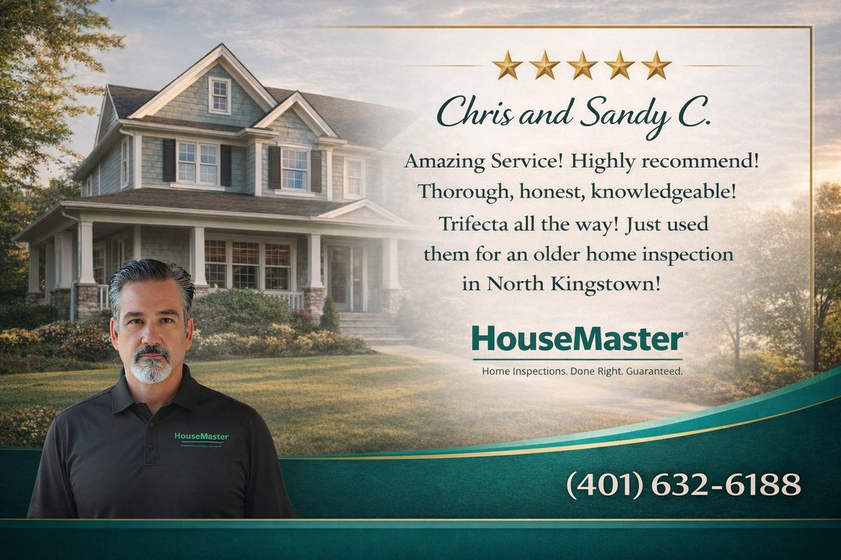 PJMHome's tweet photo. Another 5-star inspection completed in North Kingstown ⭐⭐⭐⭐⭐

We recently had the opportunity to inspect an older home, and moments like these are exactly why we do what we do. Providing clear, honest insight so our clients can move forward with confidence is always the... https://t.co/KKSq9Q2Z0g