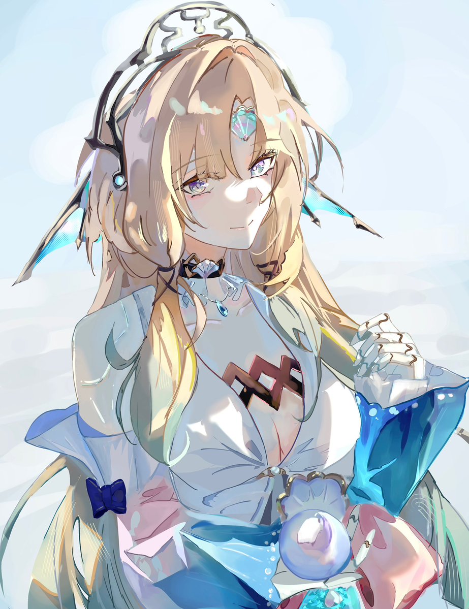 ktsuryaaa's tweet image. #pearl #hsr #honkaistarrail 🐚🩵