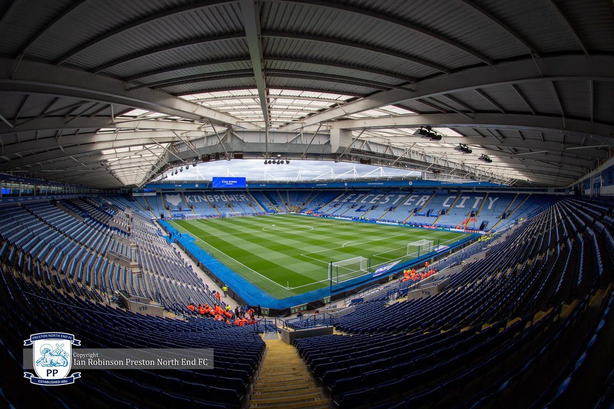 SnapperIan's tweet photo. A battling draw away @LCFC for @pnefc one of the best grounds to work at in the Champioship #pnefc #pneawaydays https://t.co/8cJIhSnwcI